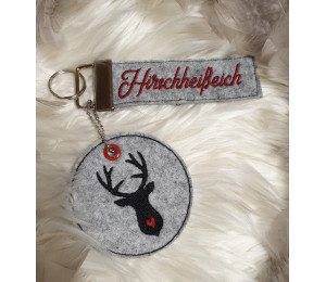 Stickserie - Hirsch Sprüche Klorollenverstecker